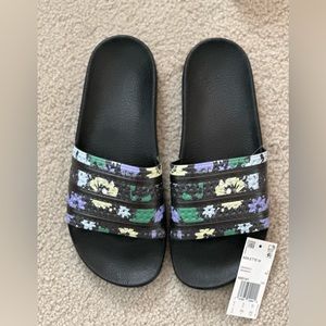 NWT Adidas Slides, Womens US 9